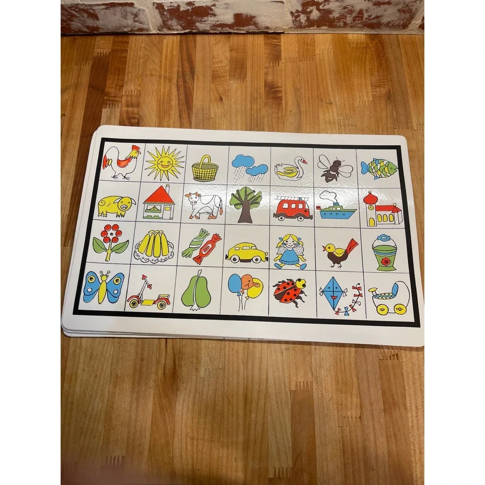 VTG Educational Learning PVC‎ Placemats Boards Alphabet Numbers Shapes Toddler